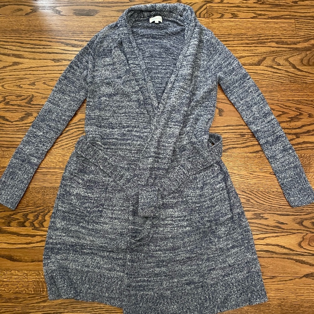 Grace & Lace bambu robe heathered navy Small